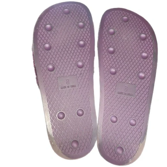 Adidas Adilette velour Slip On Womens Shoes Size 9 - Picture 6 of 7